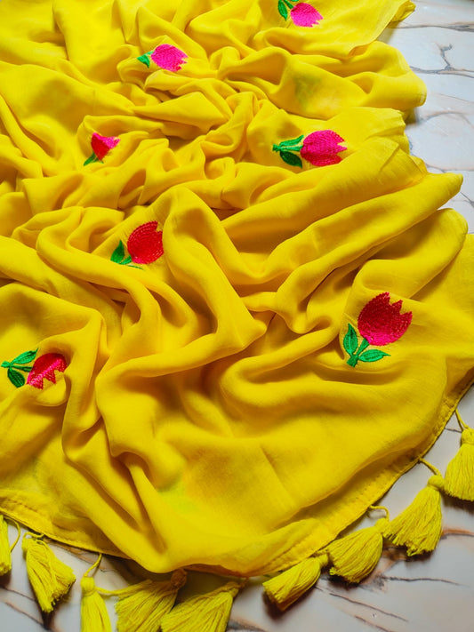 🌷🌷Tulip embroidery 🌷🌷
