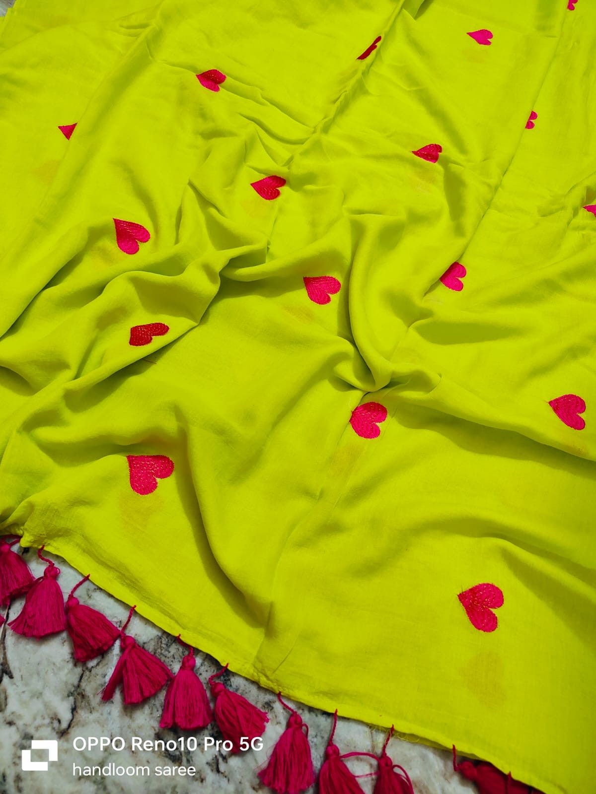 hart embroidery mul cotton saree