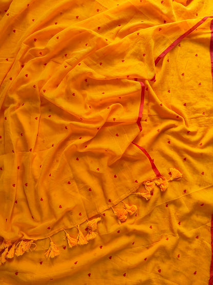 Mul cotton saree