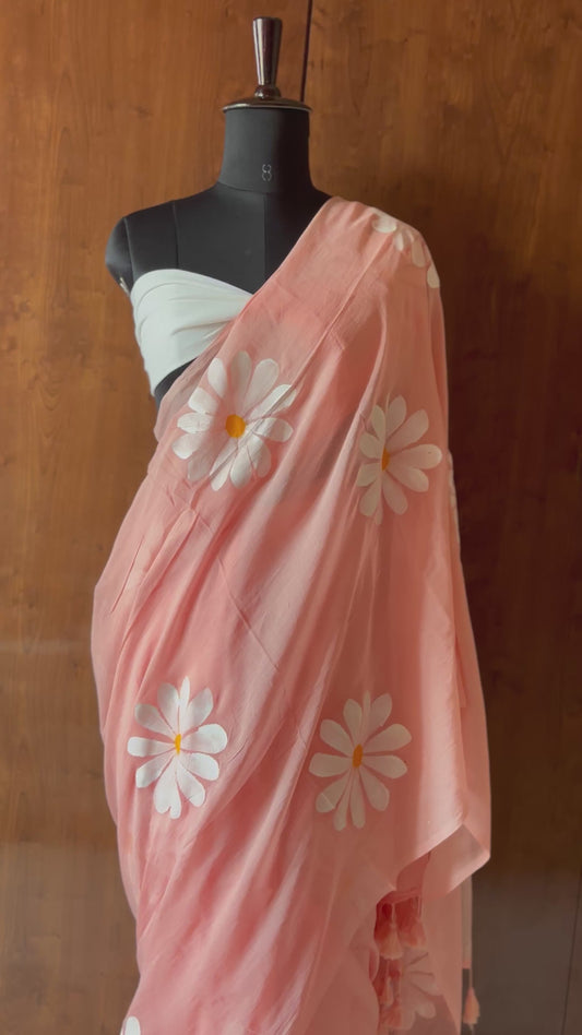 Mul cotton saree